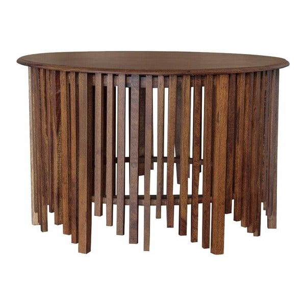 Konferenční stolek z mangového dřeva Støraa Rubina, Ø 90 cm