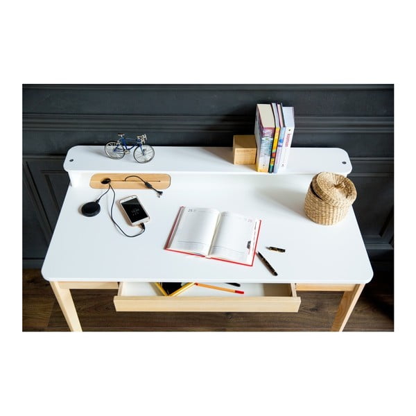 Бяла работна маса ASHME Ashme - Ragaba-image-3
