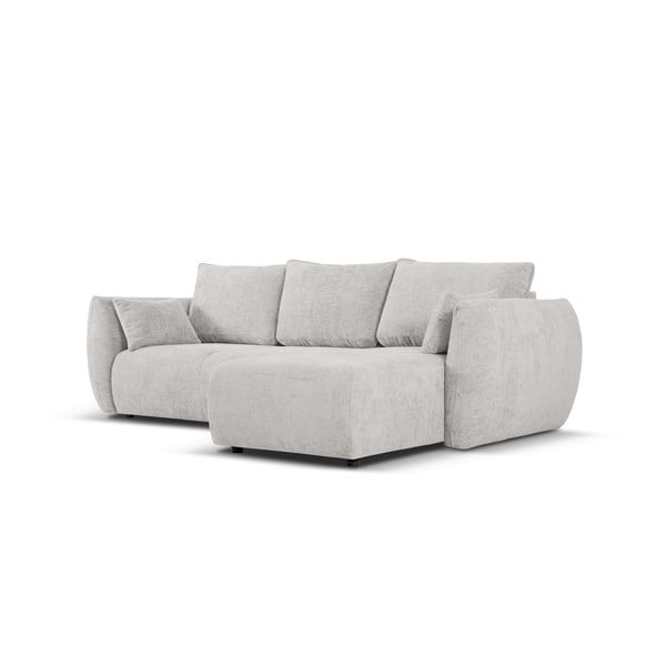 Светлосив ъглов диван (десен ъгъл) Matera - Cosmopolitan Design-image-3