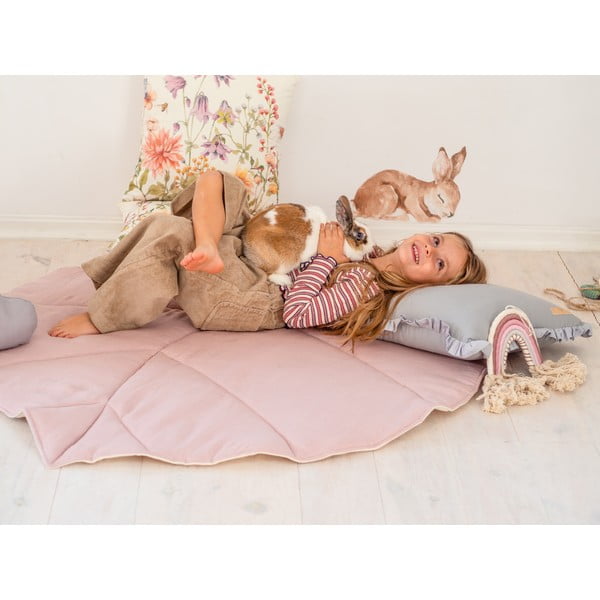 Светлорозова детска постелка за игра Powder Pink - Moi Mili-image-1
