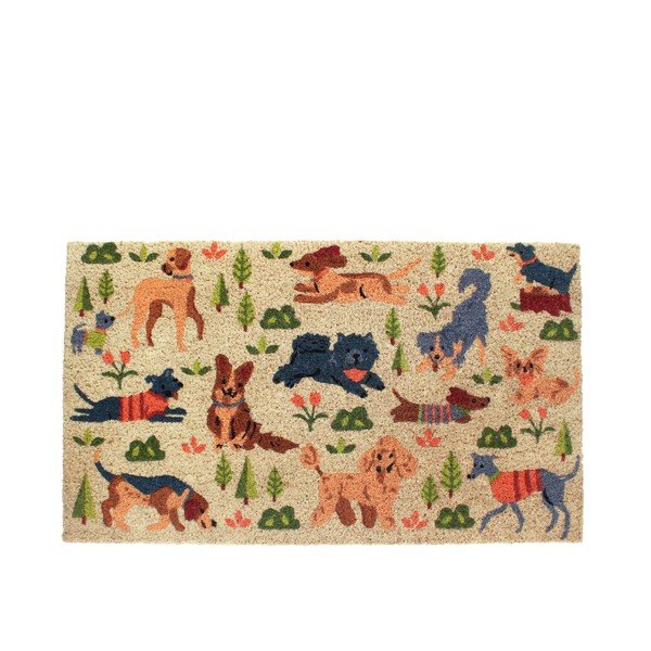 Изтривалка от кокосови влакна 73x43 cm Dog Park – Rex London