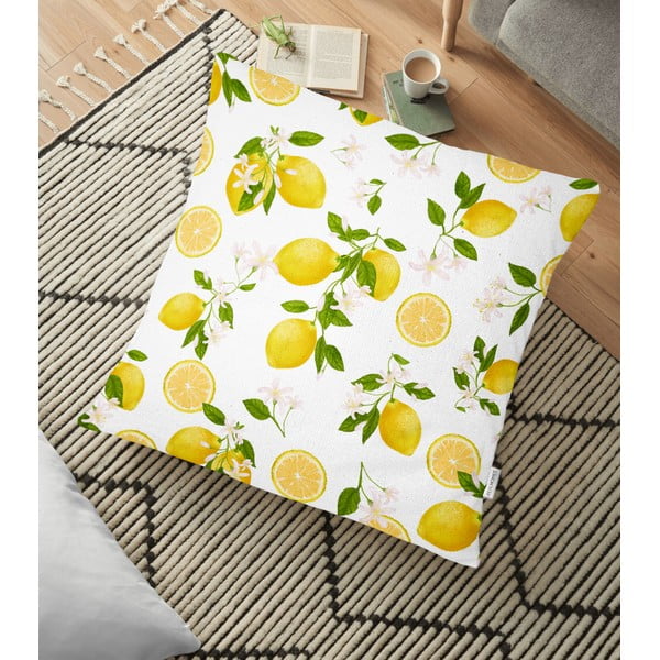 Калъфка за възглавница от памучна смес Лимони, 70 x 70 cm - Minimalist Cushion Covers
