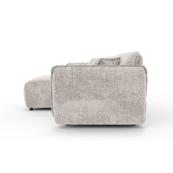 Бежов шенилов ъглов диван (ляв ъгъл) Nelia – Ropez-image-3