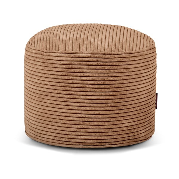 Кафяв пуф от рипсено кадифе Mini – SLOWDOWN