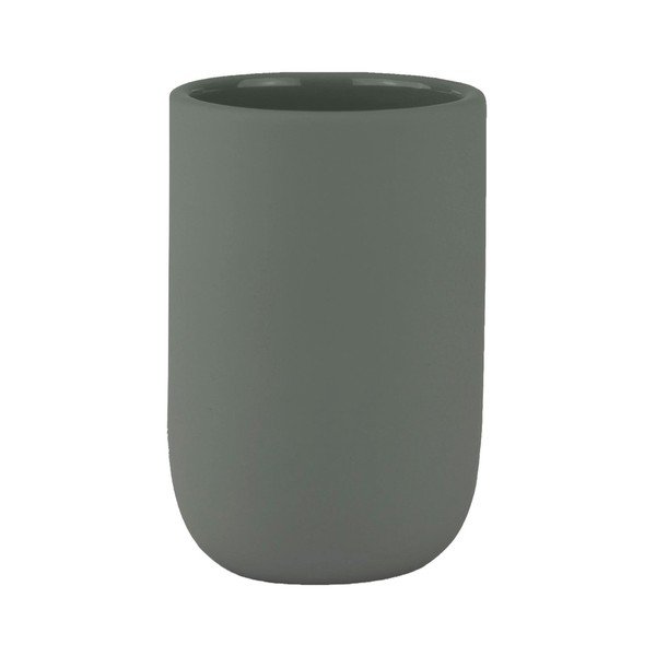 Зелена керамична чаша за четки за зъби Lotus – Mette Ditmer Denmark
