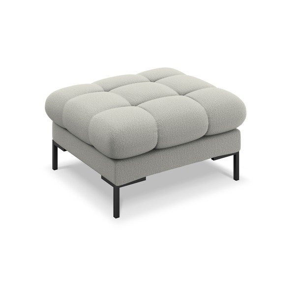 Светлосива табуретка за крака , 60 см Bali - Cosmopolitan Design-image-3