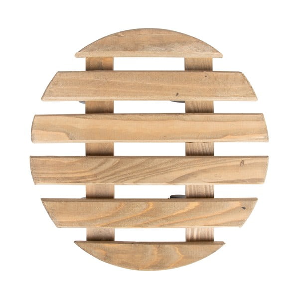 Дървена подвижна стойка за саксии ø 29 cm (височина 8 cm) Indoor & Outdoor – Esschert Design-image-3