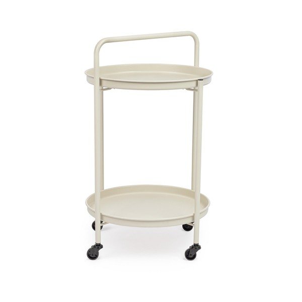 Стоманена маса за сервиране на колелца ø 44,5 cm Austin – Yes Everyday-image-1