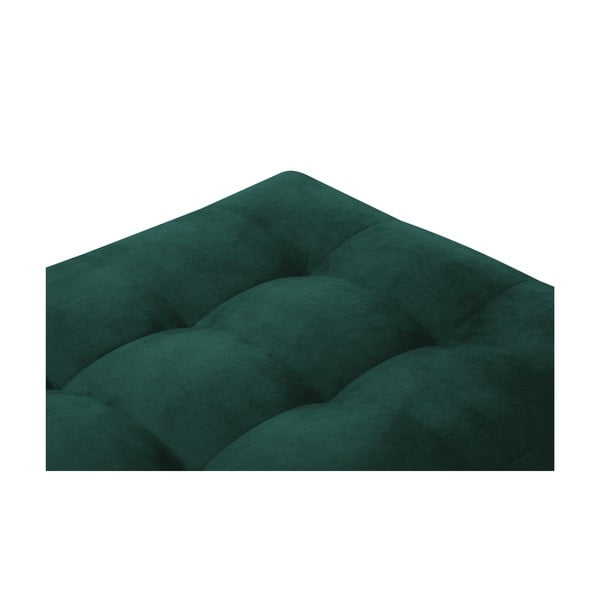 Петролно зелено кадифено столче за крака Santo - Milo Casa-image-4