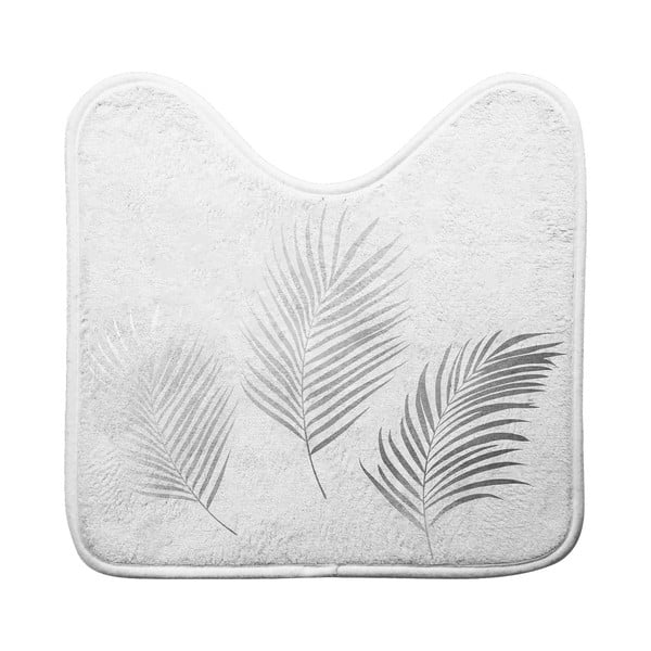 Бяло-сребрист килим за баня WC 45x45 cm Orbella – douceur d'intérieur