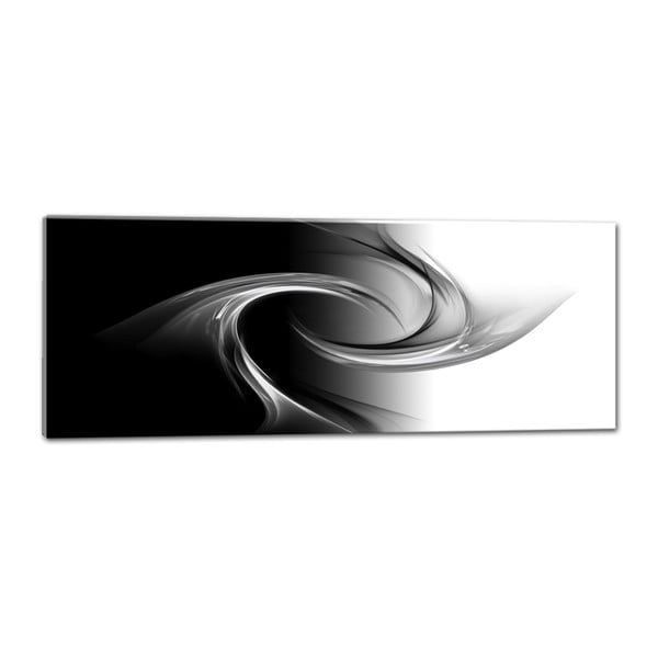 Стъкленик Абстракция Черно-бяло, 50 x 125 cm Abstrakcja - Styler