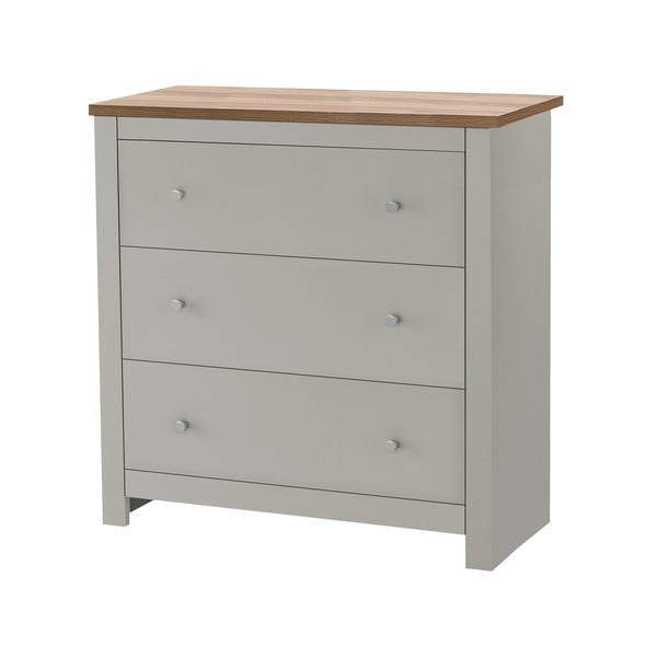 Сив висок скрин 81x35 cm Emerald – Støraa-image-2