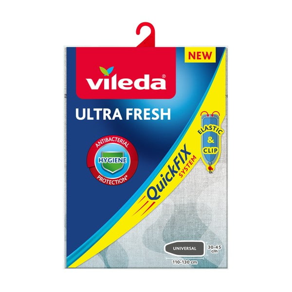 Синьо-сиво памучно покритие за дъска за гладене Ultra Fresh - Vileda-image-3