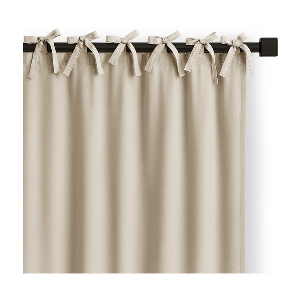 Кремаво затъмняващо перде 140x250 cm Carli Tie – Restilo