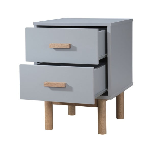 Сиво нощно шкафче Melanie – Støraa-image-3