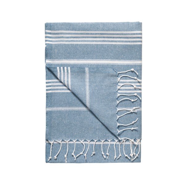 Modrá hammam osuška Kate Louise Classic, 180 x 100 cm-image-4