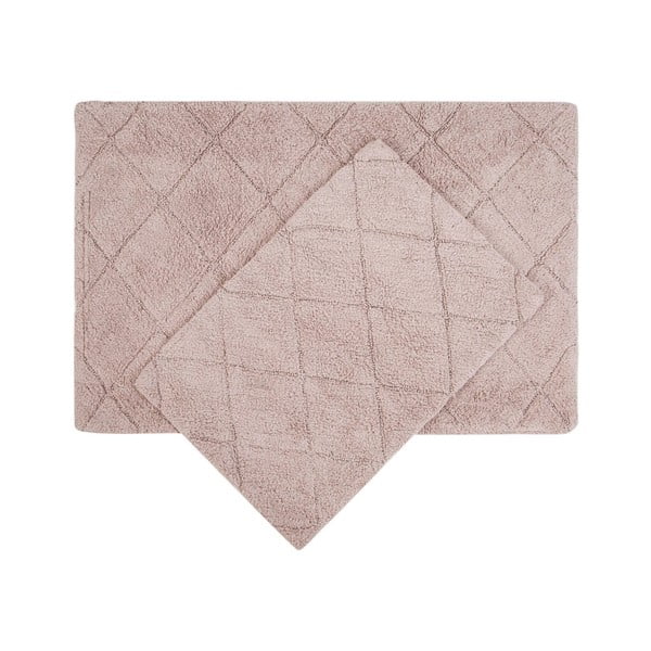 Комплект от 2 розови памучни килима за баня Irya Home Collection Algoma - Foutastic