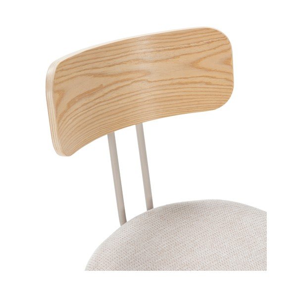 Бежов/в естествен цвят тапициран трапезен стол Olimpia – MOME-image-4