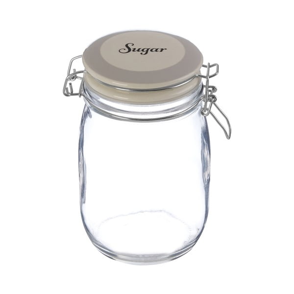 Стъклена кутия за захар Grocer – Premier Housewares-image-1