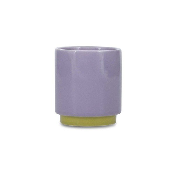 Зелена/лилава глинена чаша 270 ml Duo – ONA