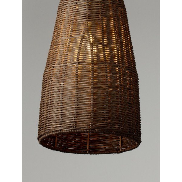 Ратаново висящо осветително тяло в естествен цвят ø 19,5 cm Rielo – Nova Luce-image-4