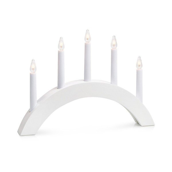 Бял свещник, дължина 40 cm Atle - Markslöjd