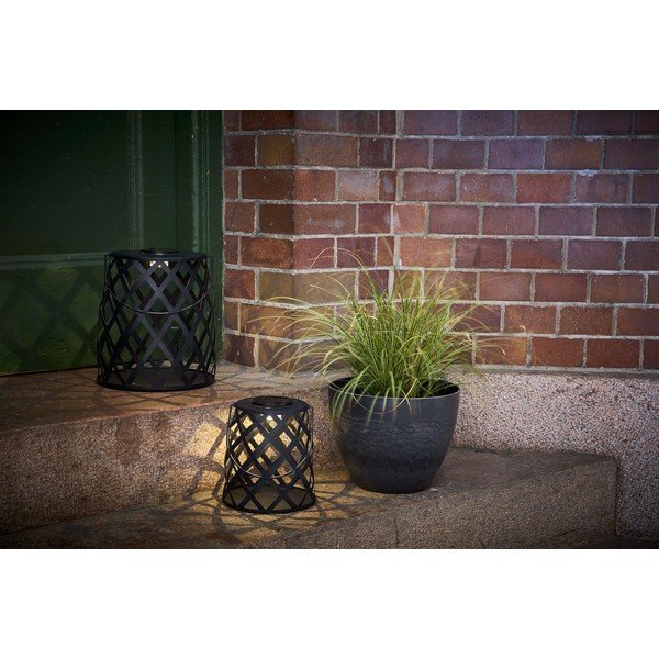 Черен LED фенер, височина 28 cm Calabria - Star Trading-image-4