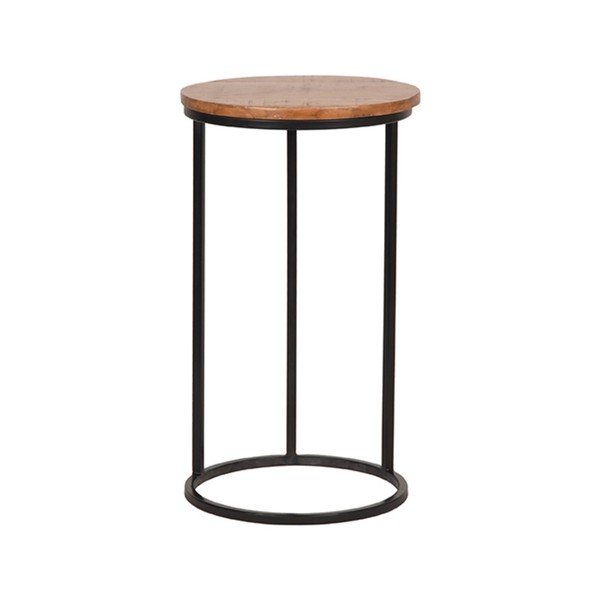 Кръгла маса за съхранение от мангово дърво ø 35 cm Motion - LABEL51-image-1