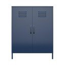Синьо  метално шкафче 79x100x39 cm Bradford – Støraa