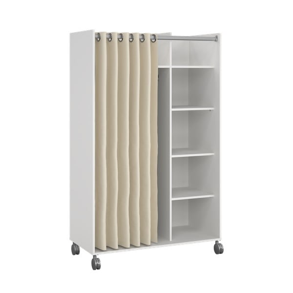 Бели и бежови гардероби 100x160 cm Kit - Tvilum-image-4