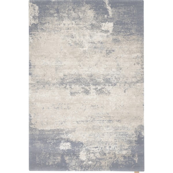 Кремаво-сив вълнен килим 120x180 cm Bran - Agnella