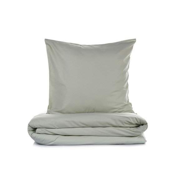 Светлозелено единично  спално бельо 200x140 cm Plain  – Mijolnir