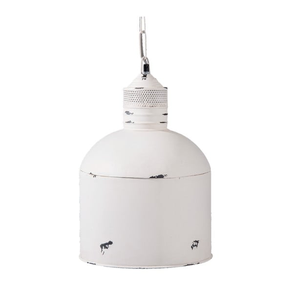 Бяла висяща лампа Clayre & Eef Provance, ⌀ 31 cm - Clayre & Eef