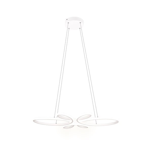 Бяло LED висящо осветително тяло Fly - Trio-image-1