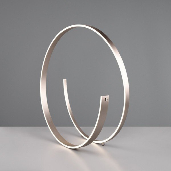 Сива LED подова лампа с гласово управление/ управление чрез мобилно приложение с метален абажур (височина 75 cm) Cinardi – CINQUE-image-4