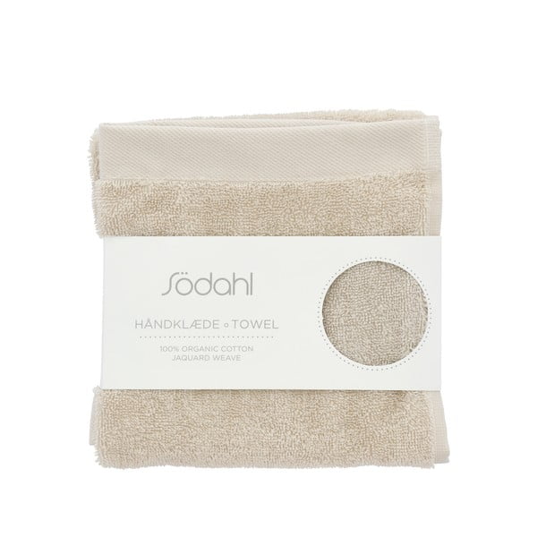 Бежова памучна кърпа от тери 40x60 cm Comfort – Södahl-image-3