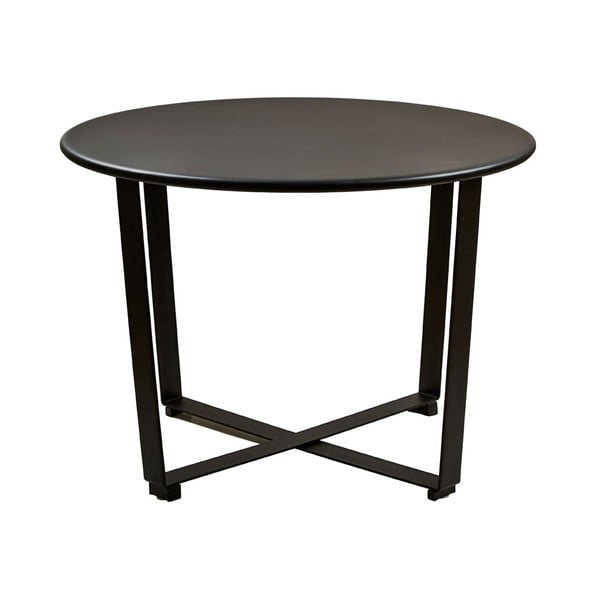 Черна метална кръгла маса за кафе ø 62 cm Wismar - Villa Collection