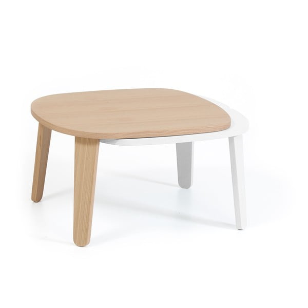 Rozkládací stolek s bílými detaily HARTÔ Colette