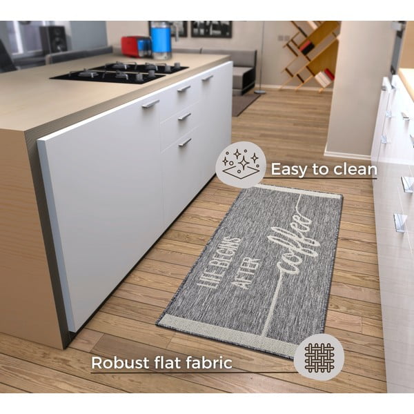 Сива пътека 62x150 cm Cucina – Hanse Home-image-4