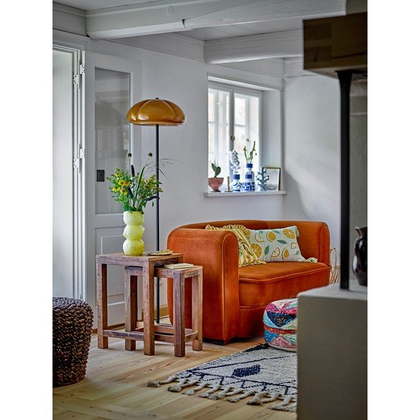 Странични масички в комплект 2 бр. от рециклирано дърво 40x36 cm Galen – Bloomingville-image-1