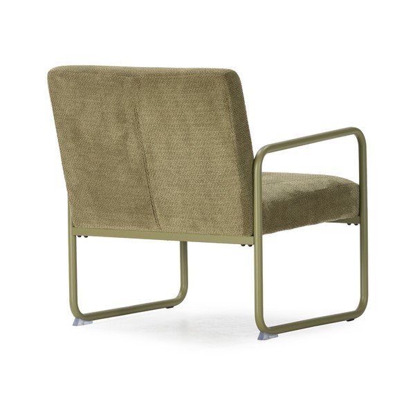 Зелено шенилово кресло Vince – MOME-image-4