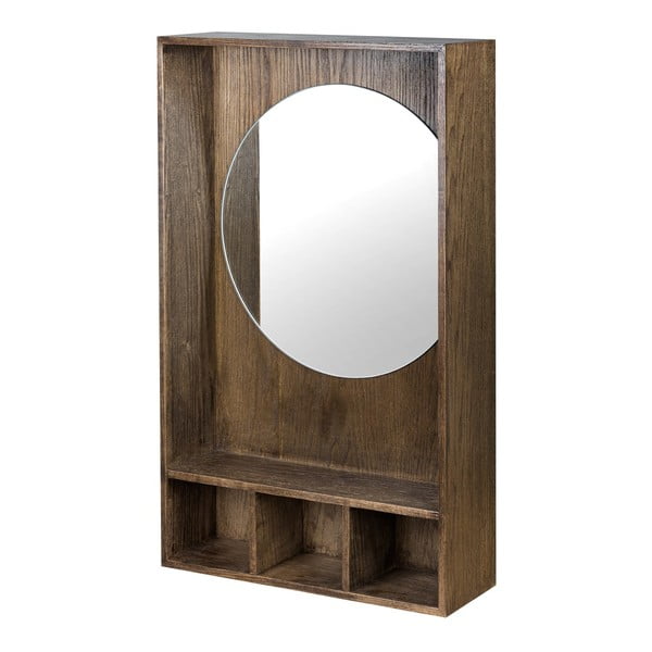 Кафяв панел за окачване от масивен дъб 40x65x11,5 cm Show Me – Mette Ditmer Denmark