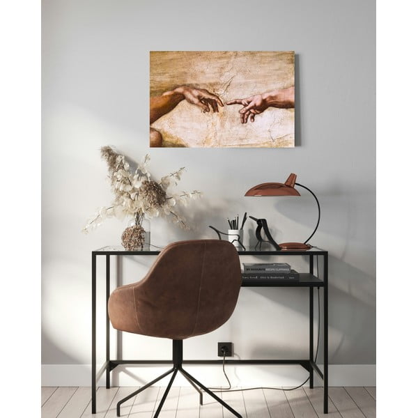 Репродукция на картина на Микеланджело Буонароти - , 70 x 45 cm Creation of Adam - Fedkolor-image-1
