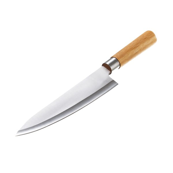 Нож от неръждаема стомана и бамбук Unisama, дължина 33,5 cm - Casa Selección