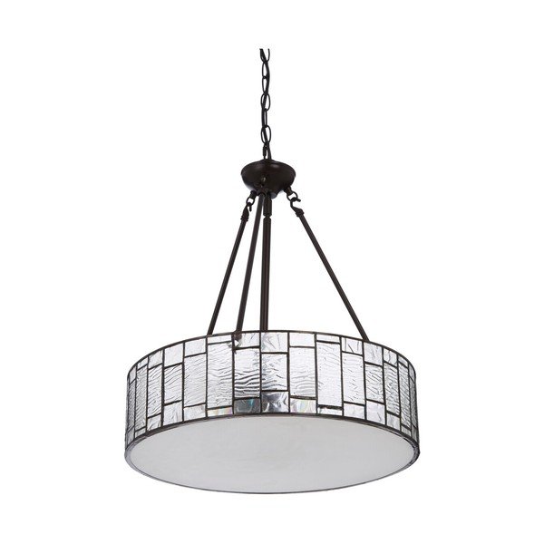 Метално висящо осветително тяло със стъклен абажур ø 46 cm Waldorf – Premier Housewares-image-2