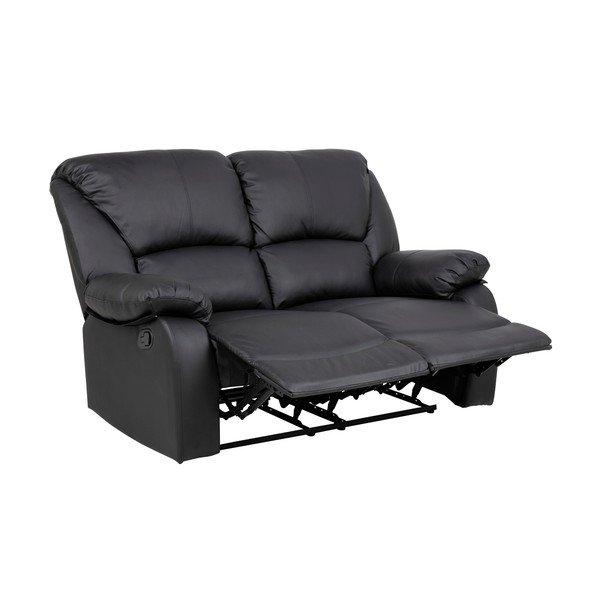 Черен двуместен диван Helsinki - Actona-image-2