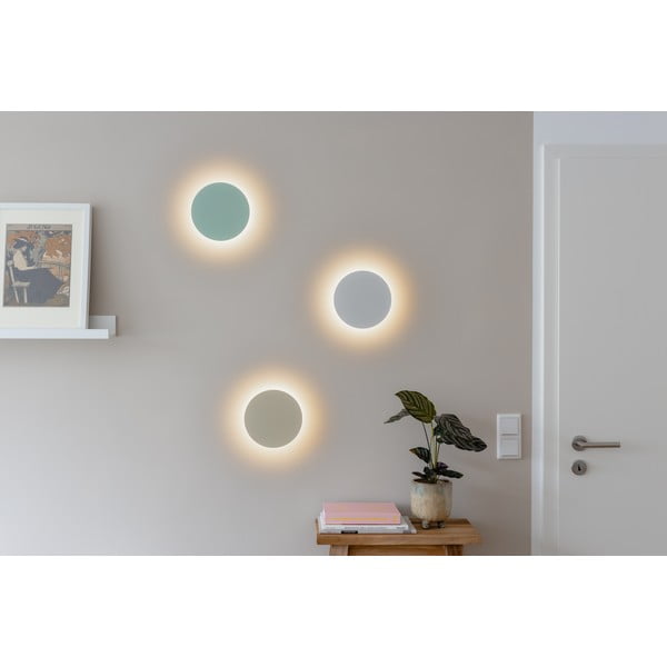 Светложълта LED лампа за стена с таймер/дистанционно управление на USB ø 19 cm Dot - Remember-image-2