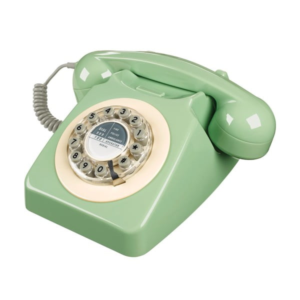 Retro funkční telefon Serie 746 Green