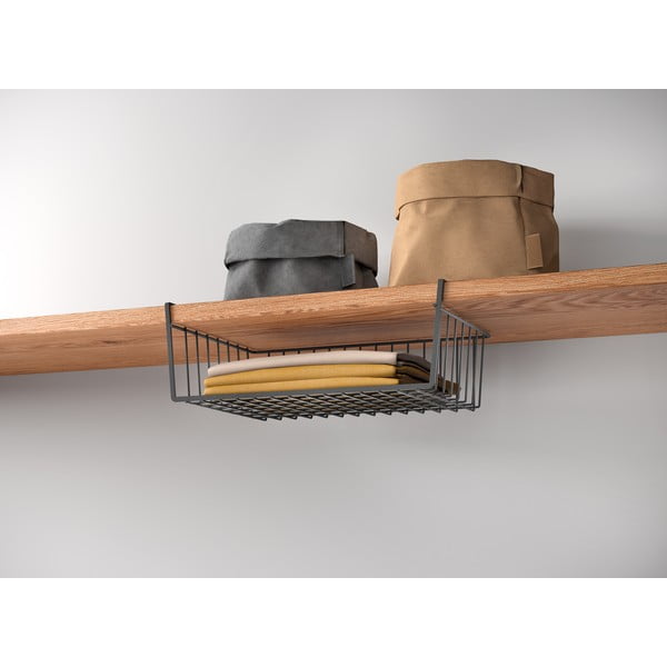 Висяща кошница от неръждаема стомана 26x40 cm Kanguro – Metaltex-image-1