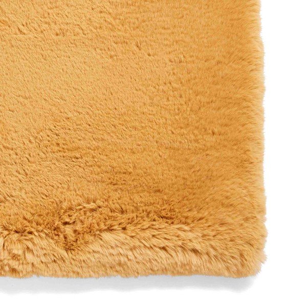 Килим в цвят горчица 80x150 cm Super Teddy – Think Rugs-image-4